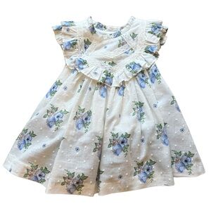 3-6 Month Janie And Jack Little Garden Baby Dress